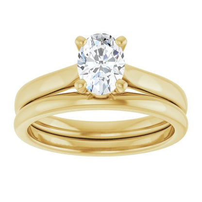 3/4 CTW Lab-Grown Diamond Engagement Ring, 6.51 mm