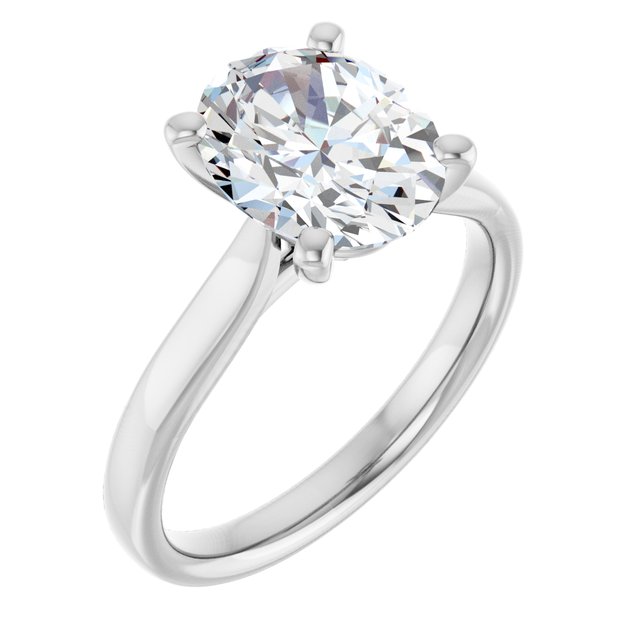 2 1/2 CTW Lab-Grown Diamond Engagement Ring, 8.62 mm