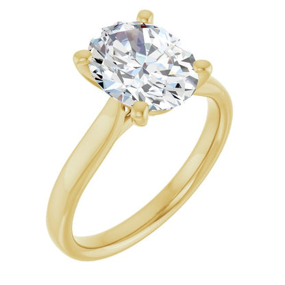 2 1/2 CTW Lab-Grown Diamond Engagement Ring, 8.62 mm