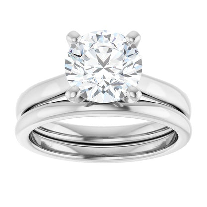 2 CTW Lab-Grown Diamond Engagement Ring, 7.81 mm