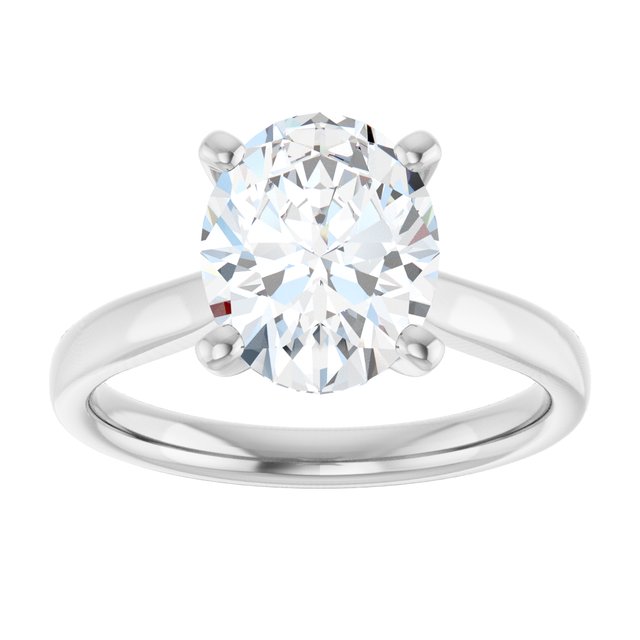 2 1/2 CTW Lab-Grown Diamond Engagement Ring, 8.62 mm
