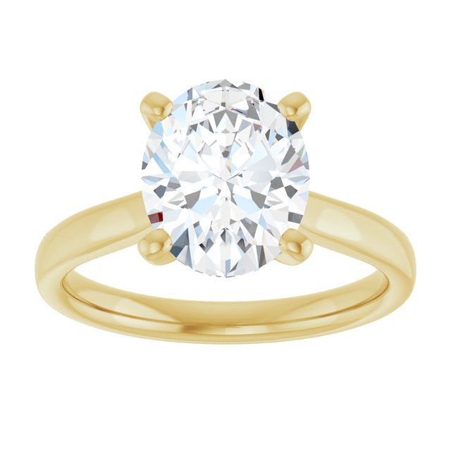 2 1/2 CTW Lab-Grown Diamond Engagement Ring, 8.62 mm