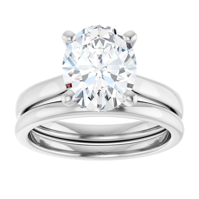 2 1/2 CTW Lab-Grown Diamond Engagement Ring, 8.62 mm