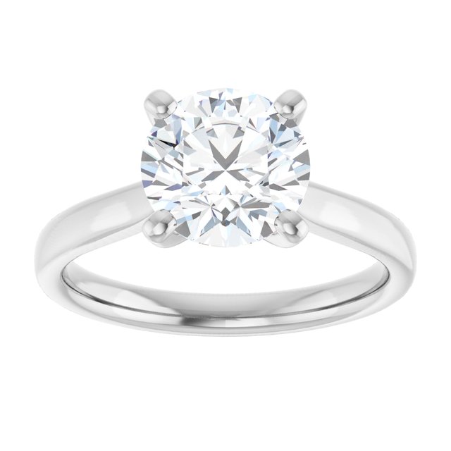 2 CTW Lab-Grown Diamond Engagement Ring, 7.81 mm