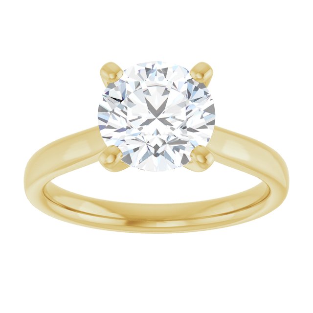 2 CTW Lab-Grown Diamond Engagement Ring, 7.81 mm