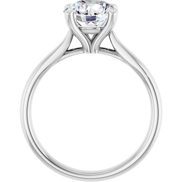 2 CTW Lab-Grown Diamond Engagement Ring, 7.81 mm
