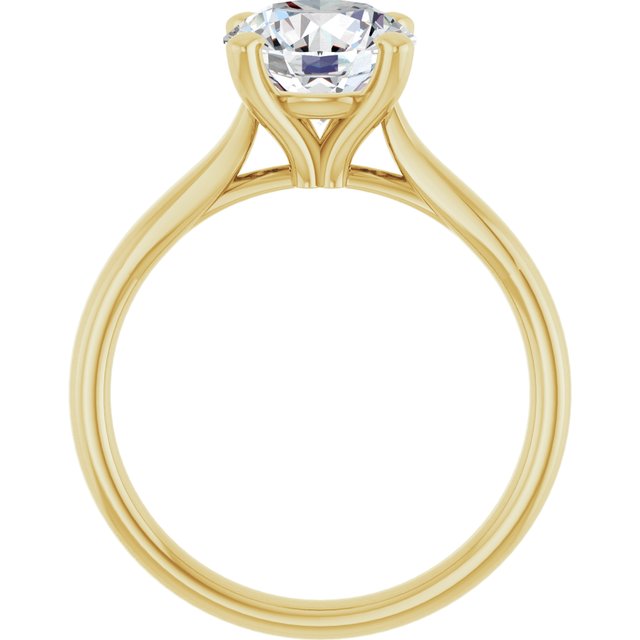 2 CTW Lab-Grown Diamond Engagement Ring, 7.81 mm
