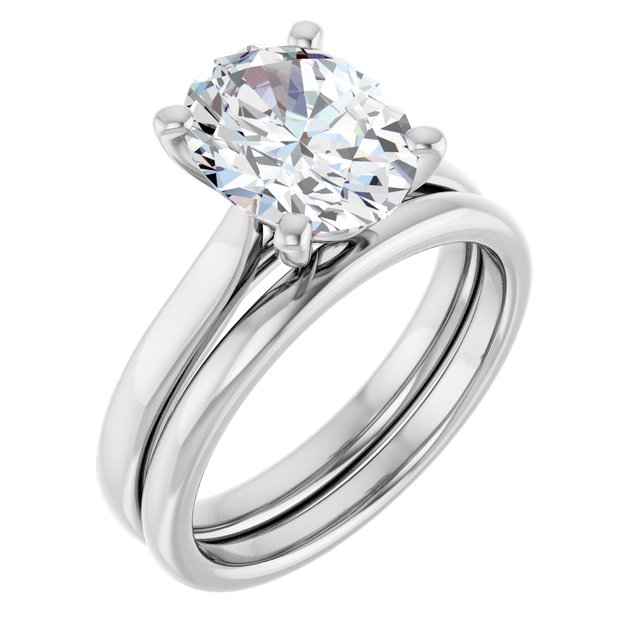 2 1/2 CTW Lab-Grown Diamond Engagement Ring, 8.62 mm
