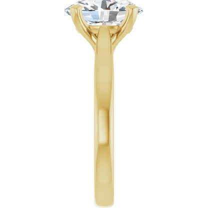 2 1/2 CTW Lab-Grown Diamond Engagement Ring, 8.62 mm