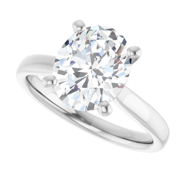 2 1/2 CTW Lab-Grown Diamond Engagement Ring, 8.62 mm