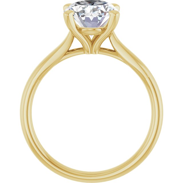 2 1/2 CTW Lab-Grown Diamond Engagement Ring, 8.62 mm