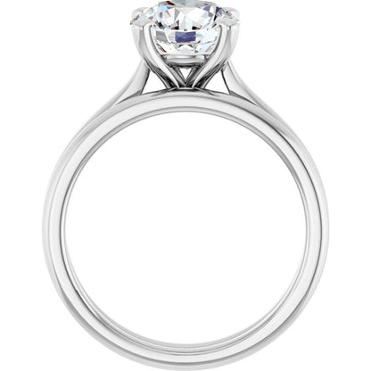 2 CTW Lab-Grown Diamond Engagement Ring, 7.81 mm