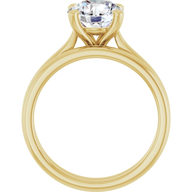 2 CTW Lab-Grown Diamond Engagement Ring, 7.81 mm