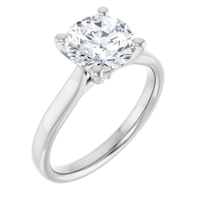 2 CTW Lab-Grown Diamond Engagement Ring, 7.81 mm