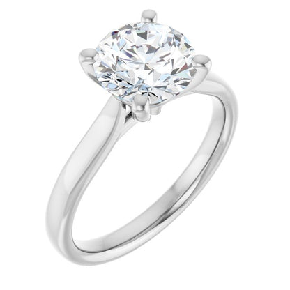 2 CTW Lab-Grown Diamond Engagement Ring, 7.81 mm