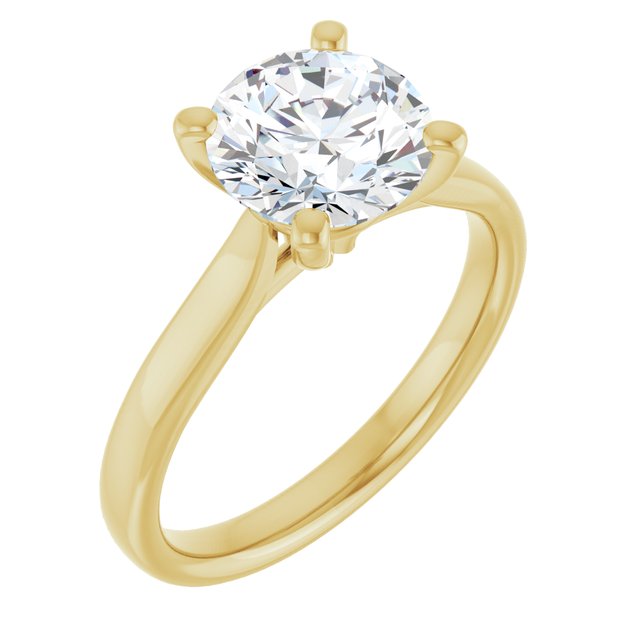 2 CTW Lab-Grown Diamond Engagement Ring, 7.81 mm