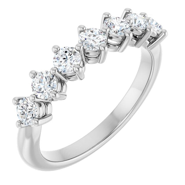 3/4 CTW Natural Diamond Anniversary Band, 4.49 mm