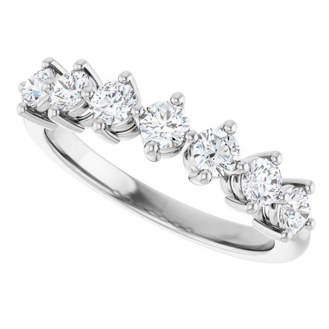 3/4 CTW Natural Diamond Anniversary Band, 4.49 mm