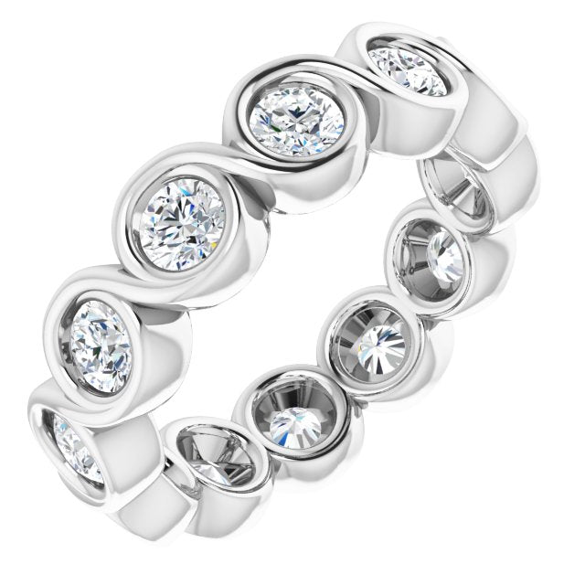 1 1/3 CTW Natural Diamond Eternity Band, 4.01 mm