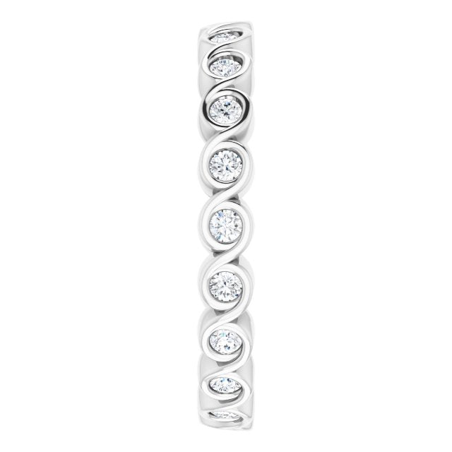 1/3 CTW Natural Diamond Eternity Band, 4.52 mm