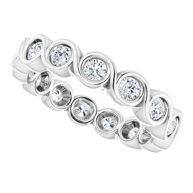 7/8 CTW Natural Diamond Eternity Band, 3.31 mm