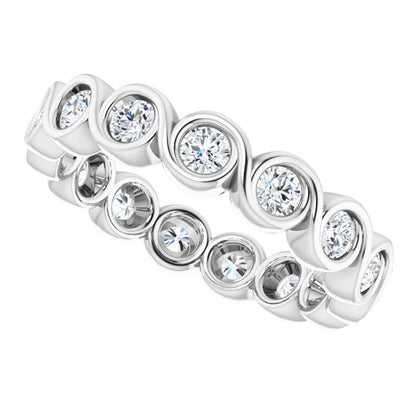7/8 CTW Natural Diamond Eternity Band, 3.31 mm