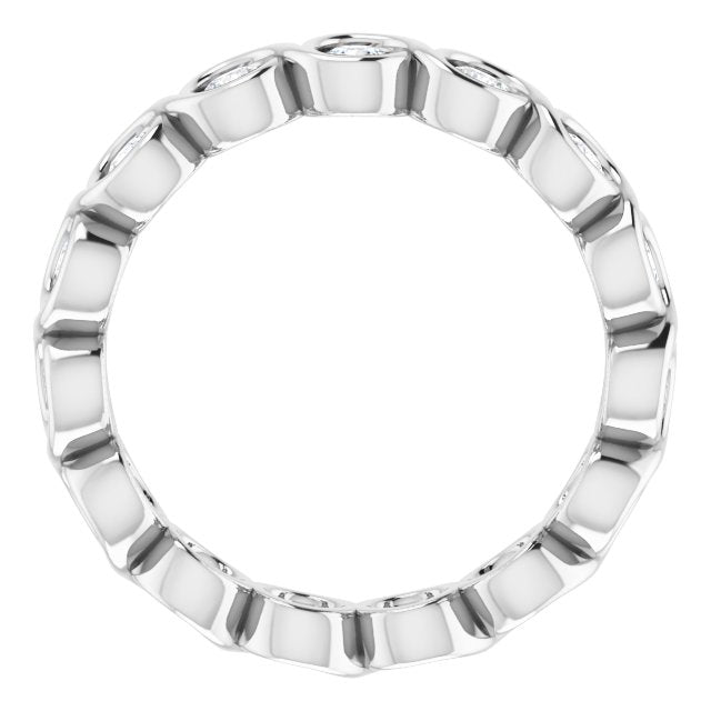 7/8 CTW Natural Diamond Eternity Band, 3.31 mm