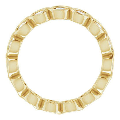 3/4 CTW Natural Diamond Eternity Band, 3.66 mm