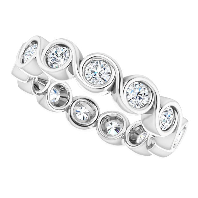 9/10 CTW Natural Diamond Eternity Band, 3.66 mm