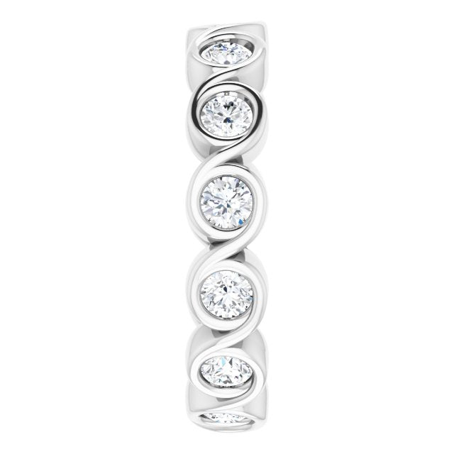 9/10 CTW Natural Diamond Eternity Band, 3.66 mm