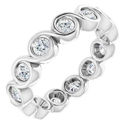 9/10 CTW Natural Diamond Eternity Band, 3.66 mm