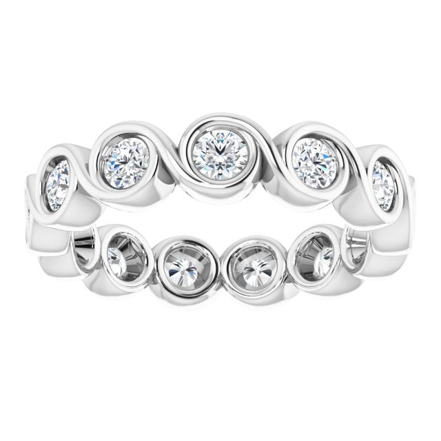 9/10 CTW Natural Diamond Eternity Band, 3.66 mm