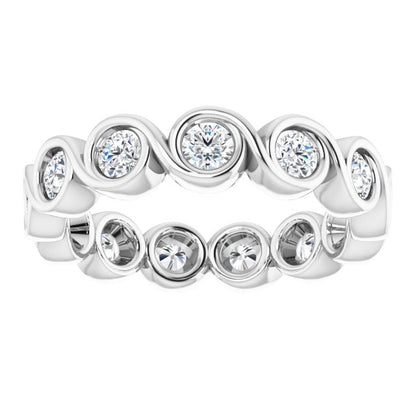 9/10 CTW Natural Diamond Eternity Band, 3.66 mm