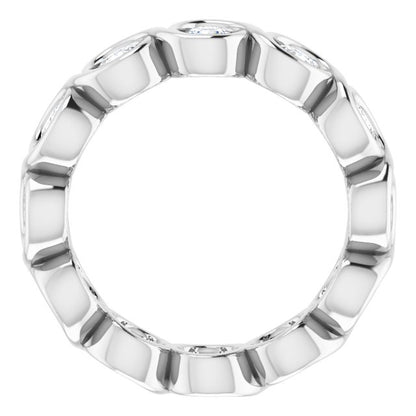1 1/3 CTW Natural Diamond Eternity Band, 4.01 mm