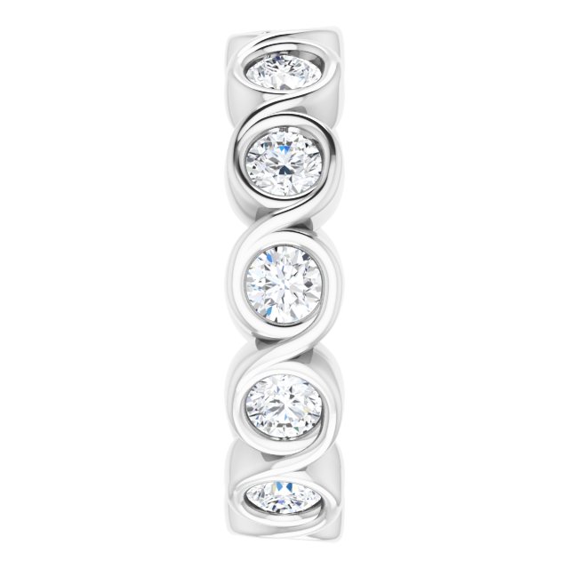 1 1/3 CTW Natural Diamond Eternity Band, 4.01 mm