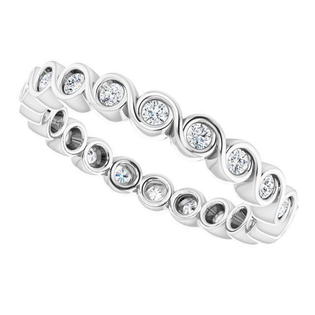 1/3 CTW Natural Diamond Eternity Band, 4.52 mm
