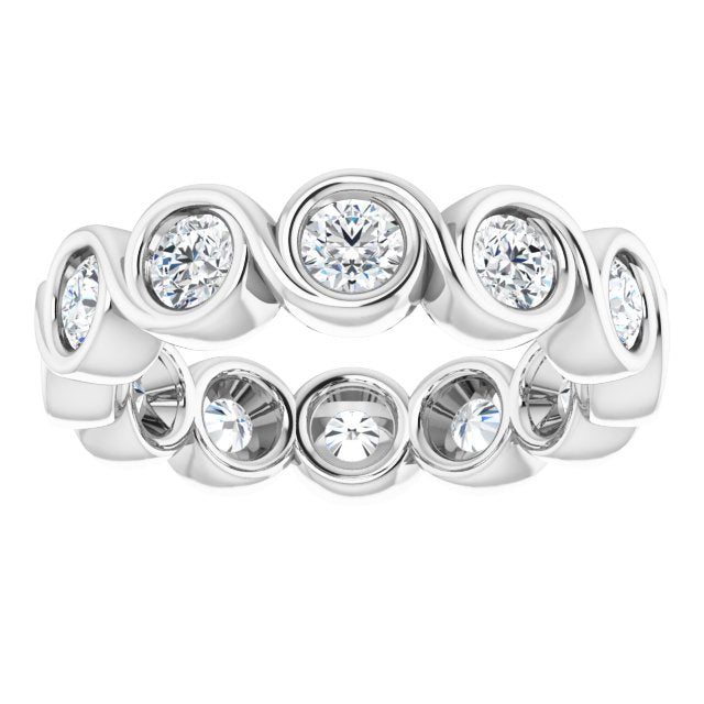 1 1/3 CTW Natural Diamond Eternity Band, 4.01 mm