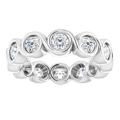 1 1/3 CTW Natural Diamond Eternity Band, 4.01 mm