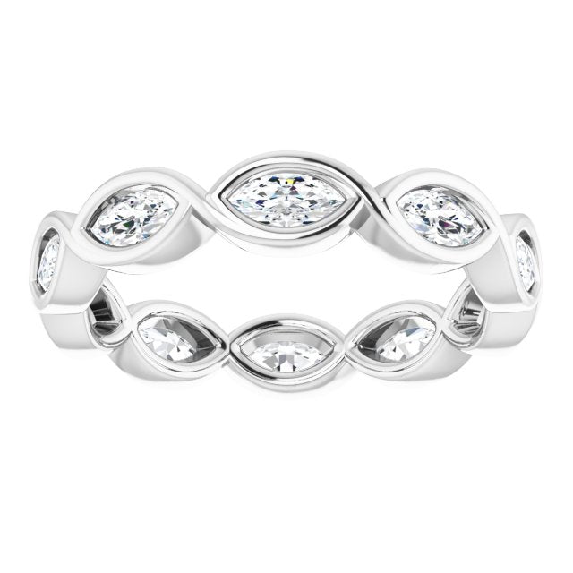 3/4 CTW Natural Diamond Eternity Band, 3.84 mm