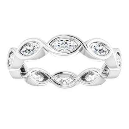 3/4 CTW Natural Diamond Eternity Band, 3.84 mm