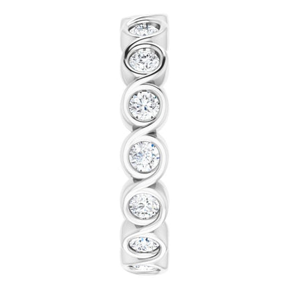 7/8 CTW Natural Diamond Eternity Band, 3.31 mm