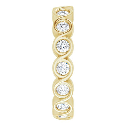 3/4 CTW Natural Diamond Eternity Band, 3.66 mm