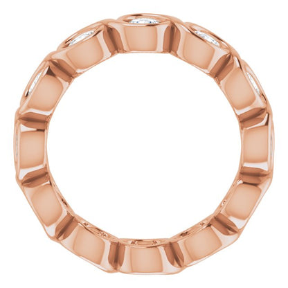 1 1/3 CTW Natural Diamond Eternity Band, 4.01 mm