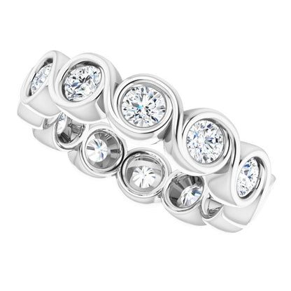 1 1/3 CTW Natural Diamond Eternity Band, 4.01 mm