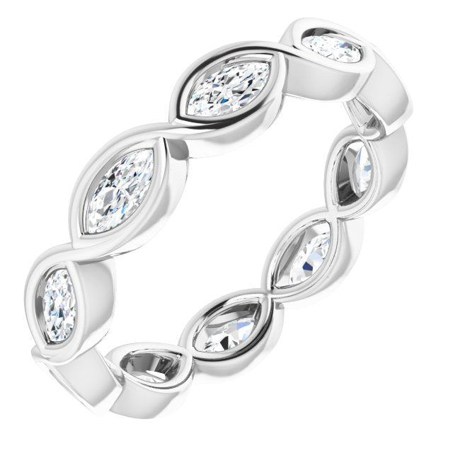 3/4 CTW Natural Diamond Eternity Band, 3.84 mm