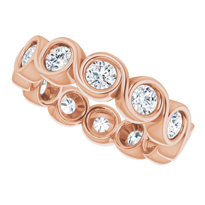 1 1/3 CTW Natural Diamond Eternity Band, 4.01 mm
