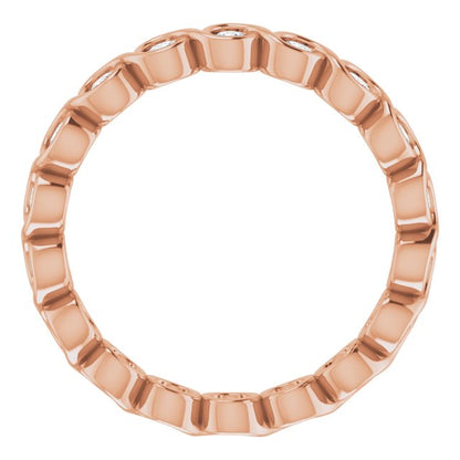 3/8 CTW Natural Diamond Eternity Band, 2.6 mm