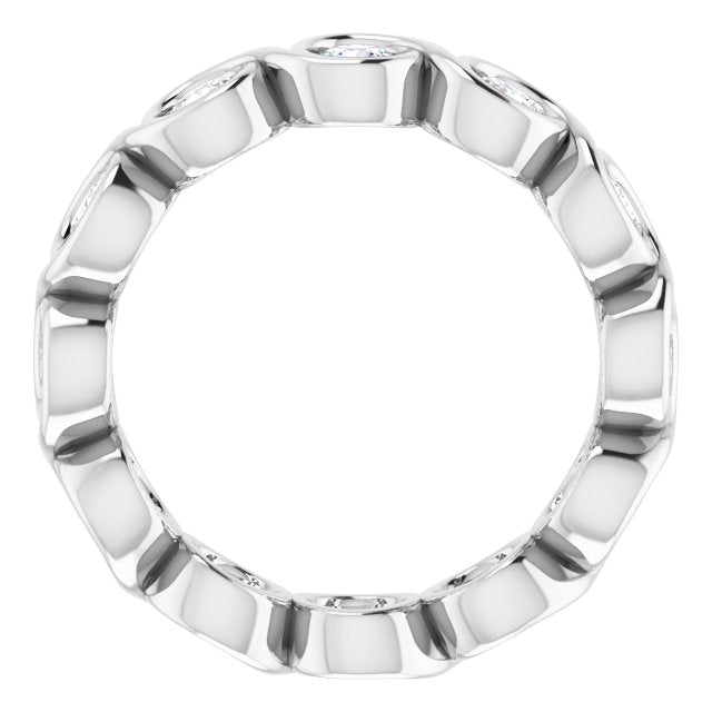 1 1/5 CTW Natural Diamond Eternity Band, 4.69 mm