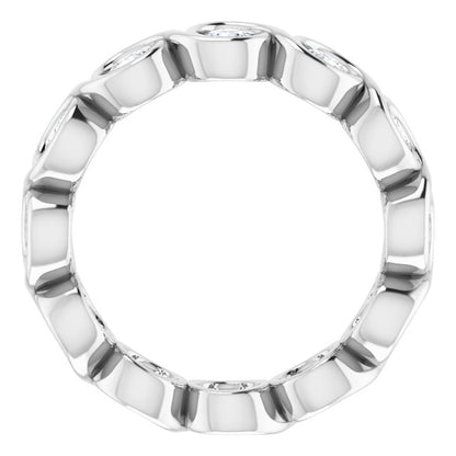1 1/5 CTW Natural Diamond Eternity Band, 4.69 mm