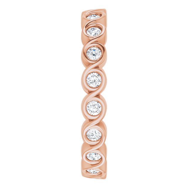3/8 CTW Natural Diamond Eternity Band, 2.6 mm
